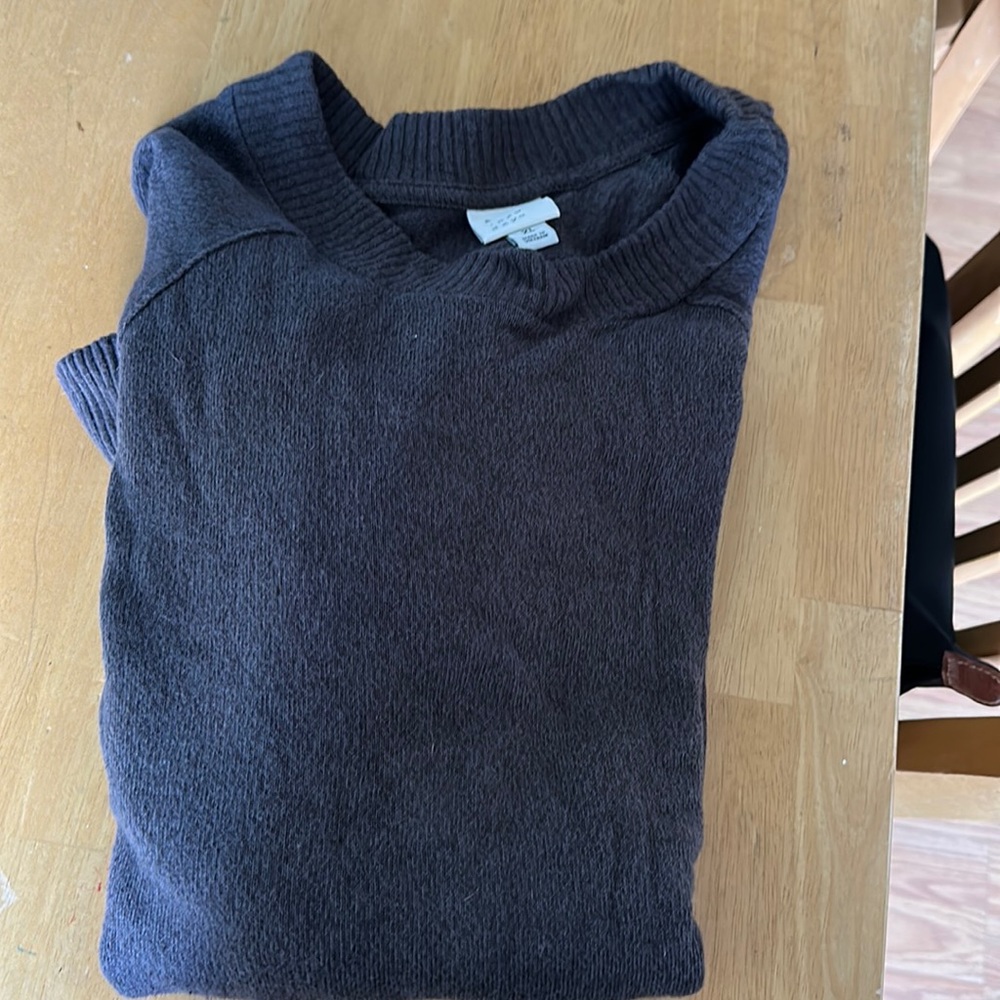 A New Day Brown Sweater with Tie Bottom -Size XL